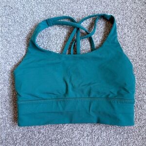 lululemon athletica Teal Green Strappy Sports Bra